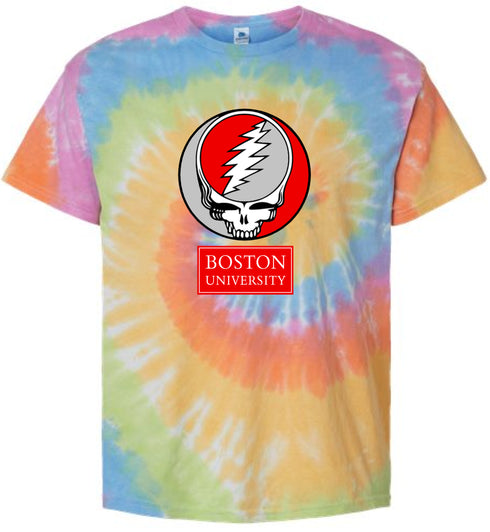 Boston University Stealie Tie-Dye T-Shirt