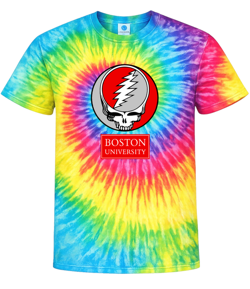 Boston University Stealie Tie-Dye T-Shirt