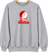 Boston Stealie Premium Unisex Crewneck — Design: Boston University — Sport Grey