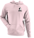 Bowdoin Stealie Premium Unisex Hoodie — Design: Bowdoin College — Light Pink