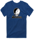 Bowdoin Stealie Premium Unisex T-Shirt — Design: Bowdoin College — Navy