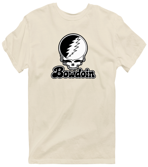 Bowdoin Stealie Premium Unisex T-Shirt — Design: Bowdoin College — Sand