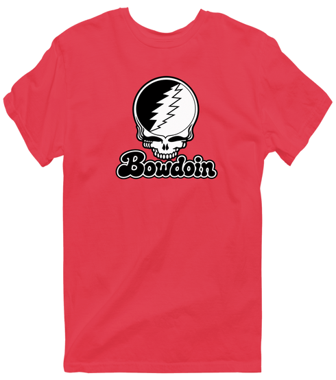 Bowdoin Stealie Premium Unisex T-Shirt — Design: Bowdoin College — Heather Red
