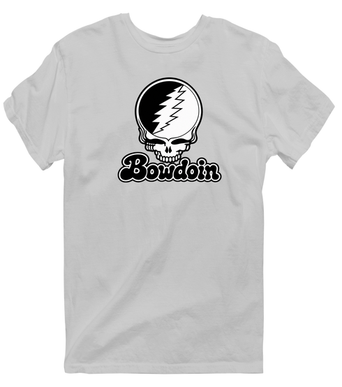 Bowdoin Stealie Premium Unisex T-Shirt — Design: Bowdoin College — Sport Grey
