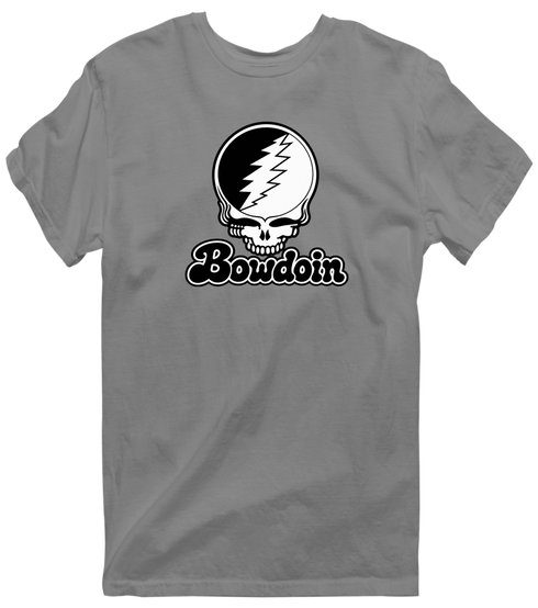 Bowdoin Stealie Premium Unisex T-Shirt — Design: Bowdoin College — Dark Heather