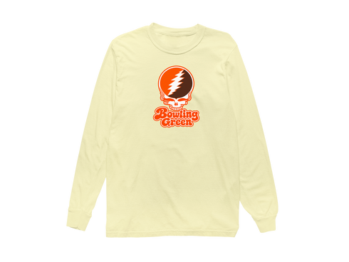 Bowling Green Stealie Premium Unisex Long-Sleeve — Design: Bowling Green State University — Butter