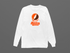 Bowling Green Stealie Premium Unisex Long-Sleeve — Design: Bowling Green State University — White