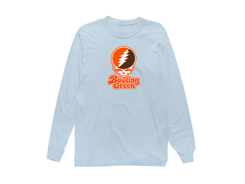 Bowling Green Stealie Premium Unisex Long-Sleeve — Design: Bowling Green State University — Chambray