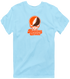 Bowling Green Stealie Premium Unisex T-Shirt — Design: Bowling Green State University — Light Blue