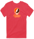 Bowling Green Stealie Premium Unisex T-Shirt — Design: Bowling Green State University — Heather Red