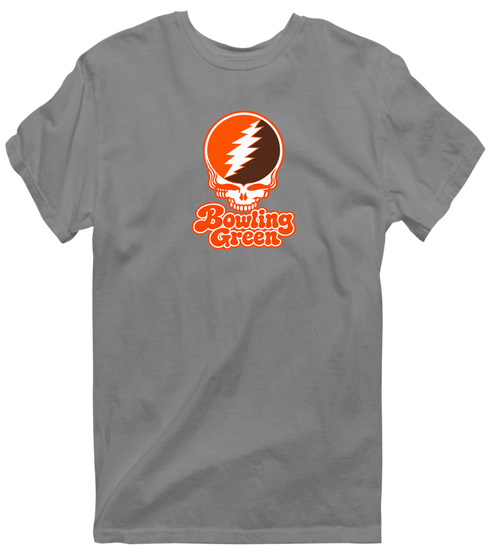 Bowling Green Stealie Premium Unisex T-Shirt — Design: Bowling Green State University — Dark Heather