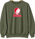 Bradley Stealie Premium Unisex Crewneck — Design: Bradley University — Military Green