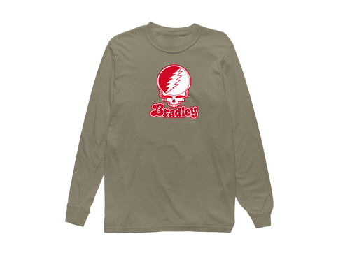 Bradley Stealie Premium Unisex Long-Sleeve — Design: Bradley University — Sandstone
