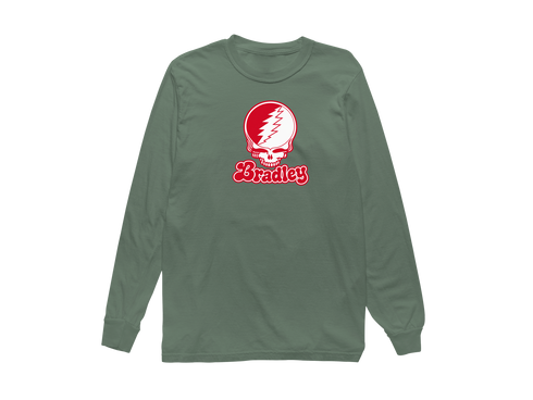 Bradley Stealie Premium Unisex Long-Sleeve — Design: Bradley University — Light Green