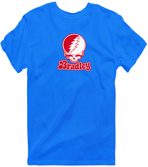 Bradley Stealie Premium Unisex T-Shirt — Design: Bradley University — Royal