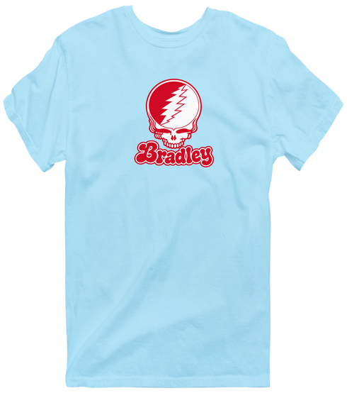 Bradley Stealie Premium Unisex T-Shirt — Design: Bradley University — Light Blue