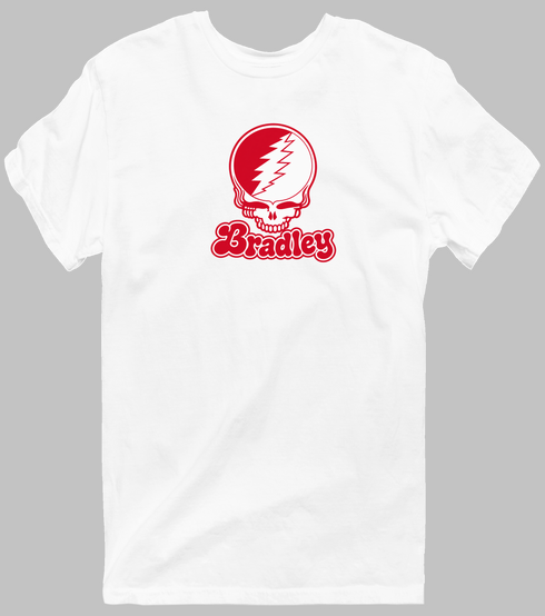Bradley Stealie Premium Unisex T-Shirt — Design: Bradley University — White