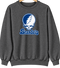 Brandeis Stealie Premium Unisex Crewneck — Design: Brandeis University — Dark Heather