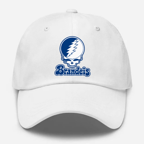Brandeis Stealie Premium Unisex Dad Hat — Design: Brandeis University — White