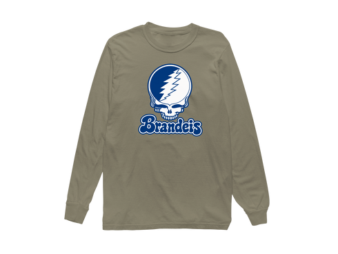 Brandeis Stealie Premium Unisex Long-Sleeve — Design: Brandeis University — Sandstone