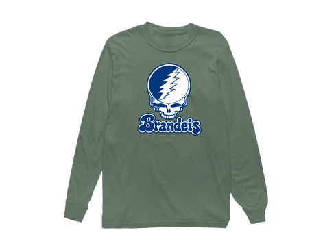 Brandeis Stealie Premium Unisex Long-Sleeve — Design: Brandeis University — Light Green