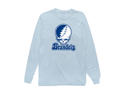 Brandeis Stealie Premium Unisex Long-Sleeve — Design: Brandeis University — Chambray