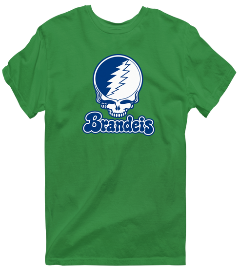 Brandeis Stealie Premium Unisex T-Shirt — Design: Brandeis University — Irish Green
