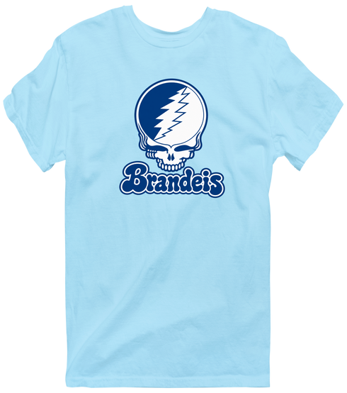 Brandeis Stealie Premium Unisex T-Shirt — Design: Brandeis University — Light Blue