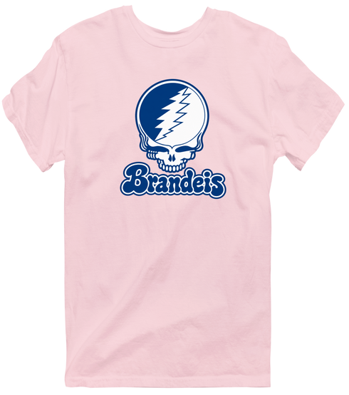 Brandeis Stealie Premium Unisex T-Shirt — Design: Brandeis University — Light Pink