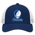Brandeis Stealie Premium Unisex Trucker Cap — Design: Brandeis University — Navy/White