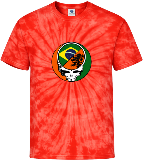 Brazil x Dut Stealie Tie-Dye T-Shirt