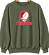 Bridgewater Stealie Premium Unisex Crewneck — Design: Bridgewater State University — Military Green