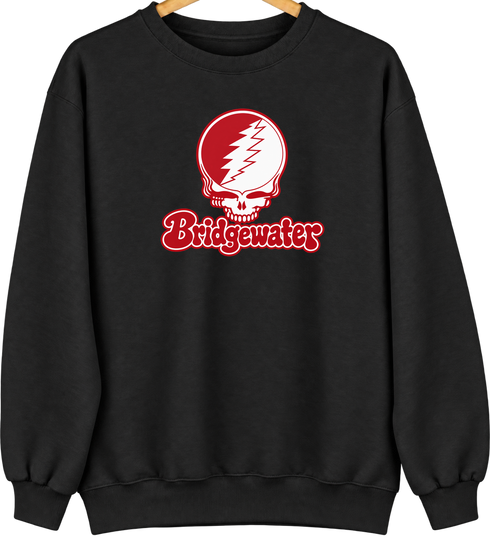 Bridgewater Stealie Premium Unisex Crewneck — Design: Bridgewater State University — Black