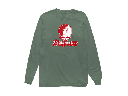 Bridgewater Stealie Premium Unisex Long-Sleeve — Design: Bridgewater State University — Light Green