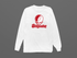 Bridgewater Stealie Premium Unisex Long-Sleeve — Design: Bridgewater State University — White