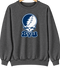 Brigham Young Stealie Premium Unisex Crewneck — Design: Brigham Young University — Dark Heather