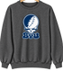 Brigham Young Stealie Premium Unisex Crewneck — Design: Brigham Young University — Dark Heather