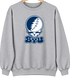 Brigham Young Stealie Premium Unisex Crewneck — Design: Brigham Young University — Sport Grey
