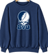 Brigham Young Stealie Premium Unisex Crewneck — Design: Brigham Young University — Navy