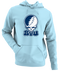 Brigham Young Stealie Premium Unisex Hoodie — Design: Brigham Young University — Light Blue