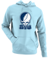 Brigham Young Stealie Premium Unisex Hoodie — Design: Brigham Young University — Light Blue