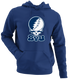 Brigham Young Stealie Premium Unisex Hoodie — Design: Brigham Young University — Navy
