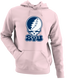Brigham Young Stealie Premium Unisex Hoodie — Design: Brigham Young University — Light Pink