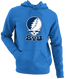 Brigham Young Stealie Premium Unisex Hoodie — Design: Brigham Young University — Heather Royal
