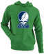 Brigham Young Stealie Premium Unisex Hoodie — Design: Brigham Young University — Irish Green