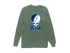 Brigham Young Stealie Premium Unisex Long-Sleeve — Design: Brigham Young University — Light Green