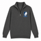 Brigham Young Stealie Premium Unisex Quarter-Zip — Design: Brigham Young University — Charcoal