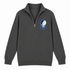 Brigham Young Stealie Premium Unisex Quarter-Zip — Design: Brigham Young University — Charcoal