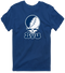 Brigham Young Stealie Premium Unisex T-Shirt — Design: Brigham Young University — Navy