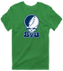 Brigham Young Stealie Premium Unisex T-Shirt — Design: Brigham Young University — Irish Green